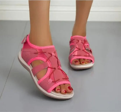 Sandalo Daphne Donna Aperto Punta Tonda Basso Sport Casual 2025